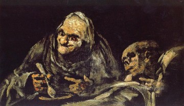  francis arte - Viejo comiendo sopa Francisco de Goya